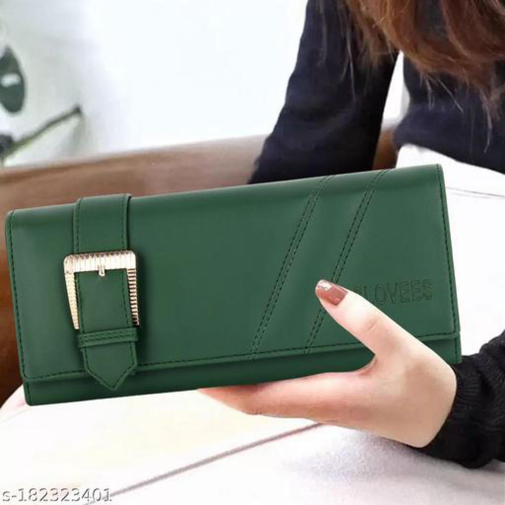 Women Fashionable Hand Purses Wallets Clutches With 6Card Slots And Phone Pocket