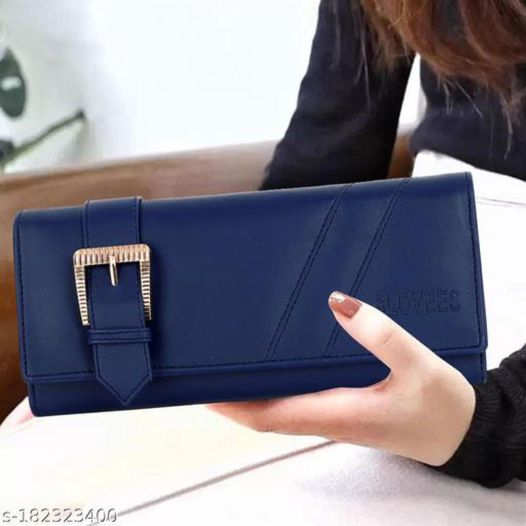 Women Fashionable Hand Purses Wallets Clutches With 6Card Slots And Phone Pocket