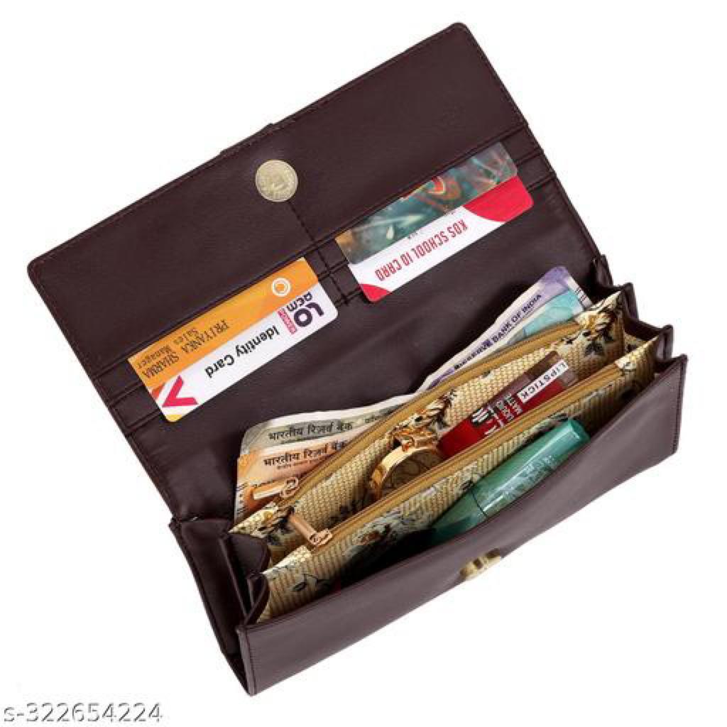 Name: Stylish Womens Fancy Hands Clutches With 6 Cards Slost & Phone Pockts