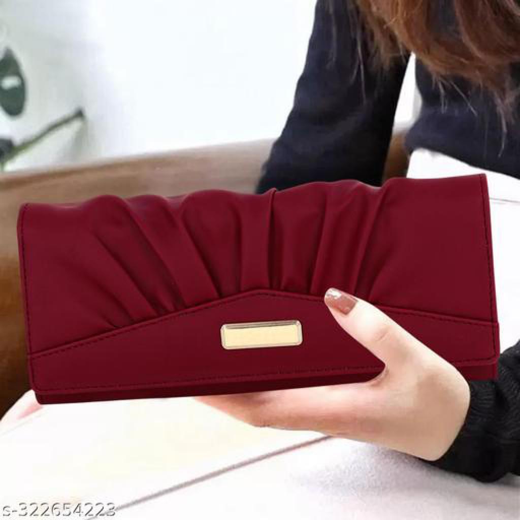 Name: Stylish Womens Fancy Hands Clutches With 6 Cards Slost & Phone Pockts