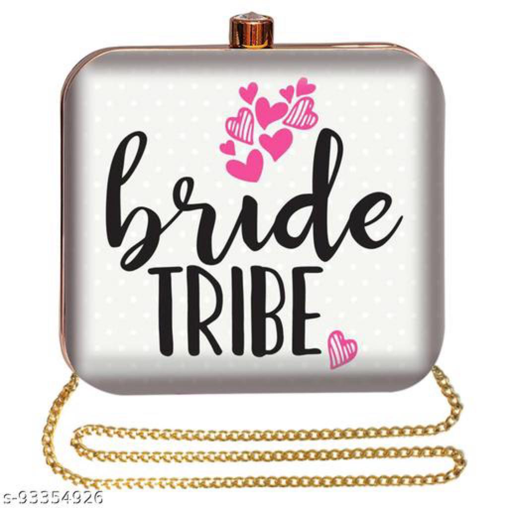 Handicraft Beautiful Bling Box Clutch Bag Purse For Bridal, Casual, Party, Wedding
