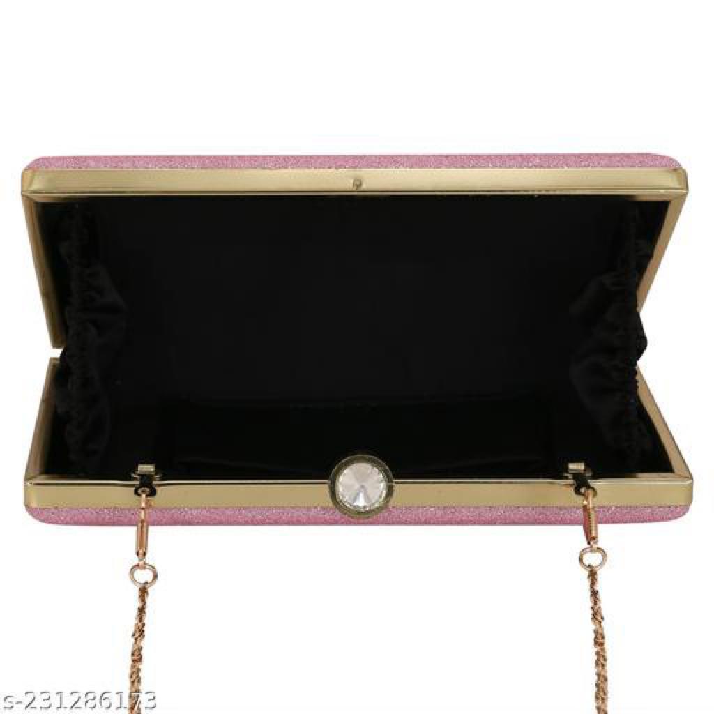 Fashionable Handcrafted Embroidered Modern Women Gold Clutches