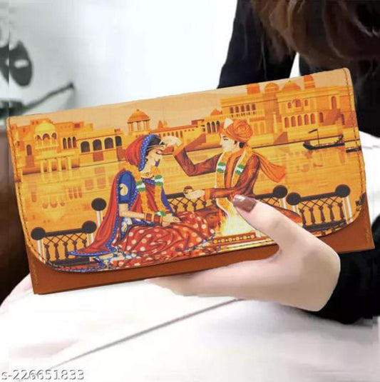 Fashionable Printed Latest Women Clutches