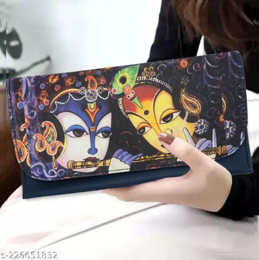 Fashionable Printed Latest Women Clutches