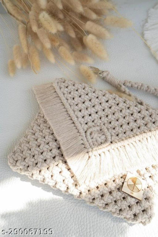 Boho Crossbody Handbag Summer Beach Purse Crossbody, Boho Envelope Clutch Crochet Handmade Purse
