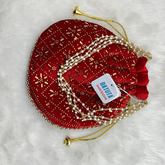 Potli Bag for Women & Girls | Silk Potli Bag | Potlis & Wristlets | Return Gifts for women
