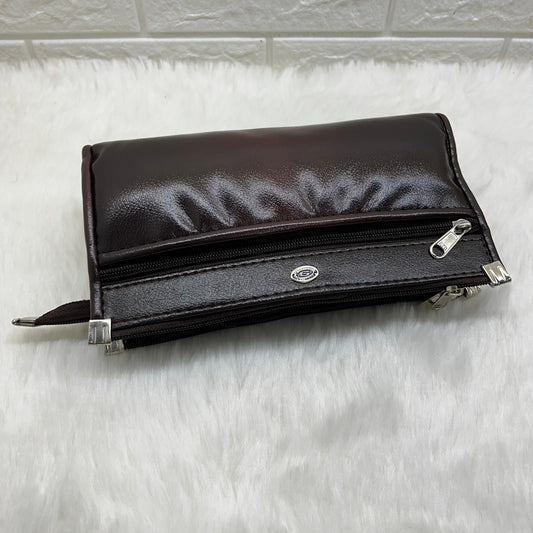 Multiple Pocket  Artificial Leather Clutch for Women