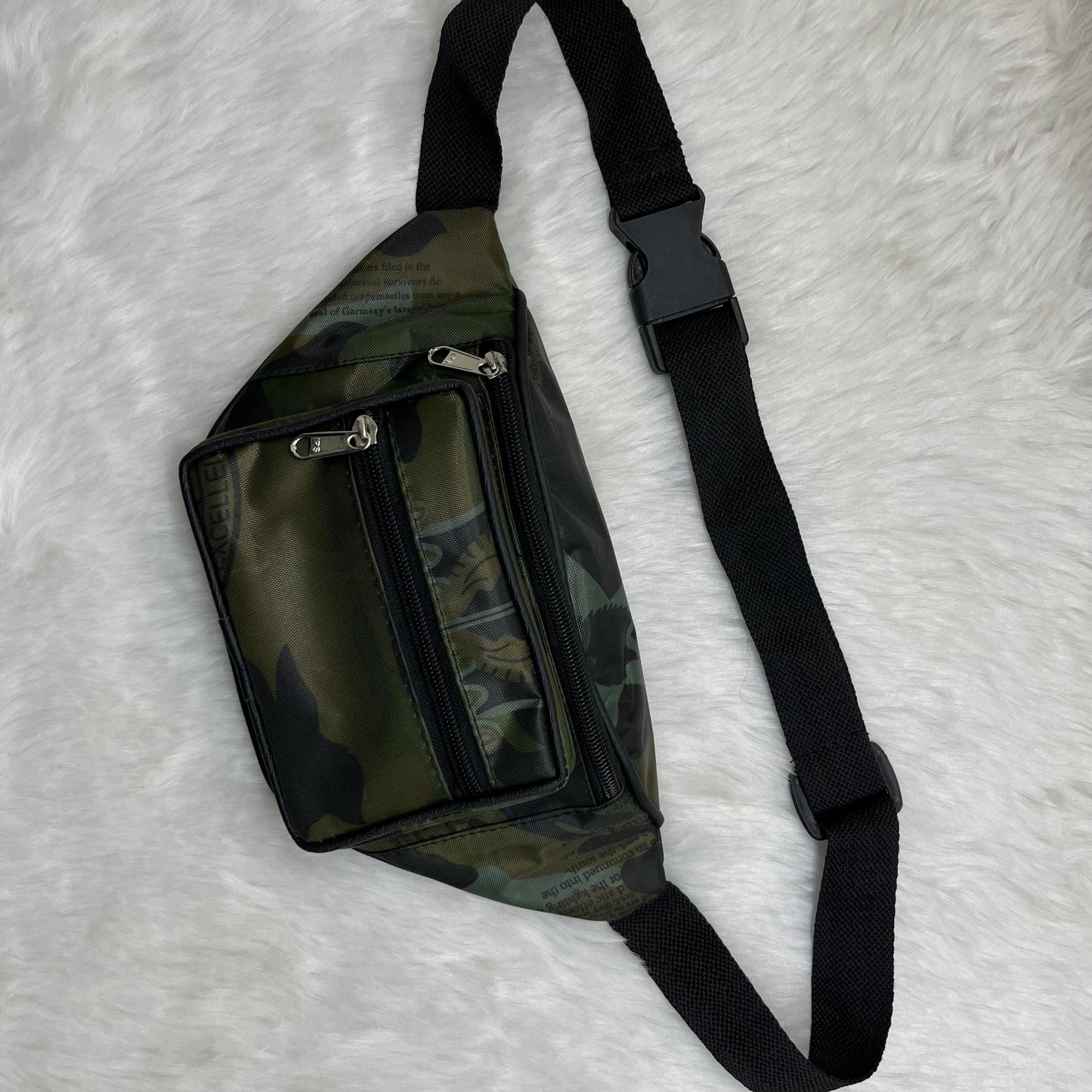 Stylish Waist Chest Mobile Pouch Travel Bag For Men Women waist bag military print