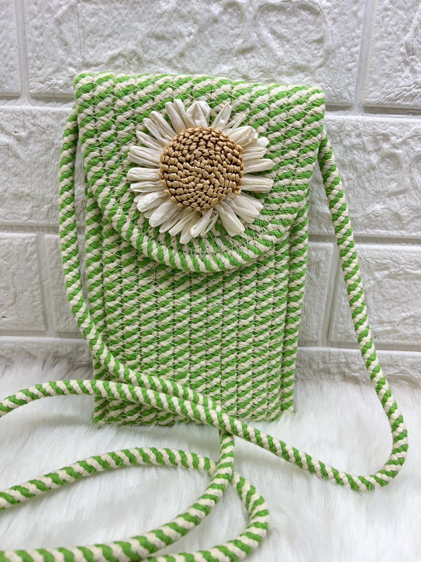 Mobile Jute Sling Bag