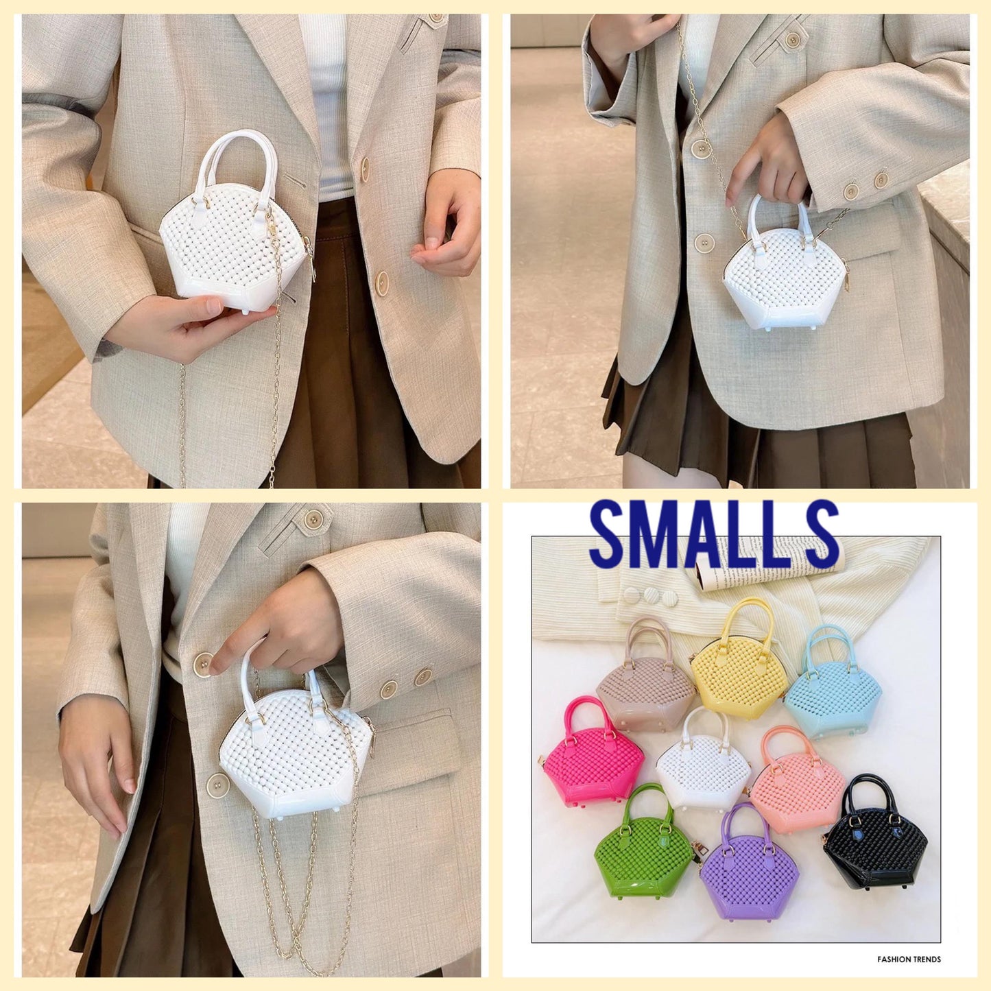 Mini Sling Bag for Girls and Kids Stylish Sling Bag Pearl Design Purse