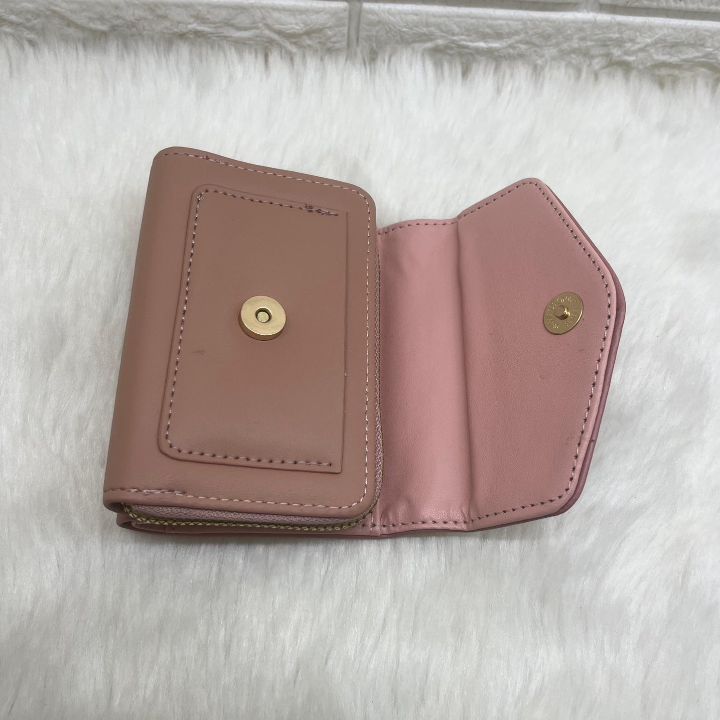 Women Wallet 3-fold PU Leather Wallet for Women Vintage Girls Wallet Card Bag Large Capacity