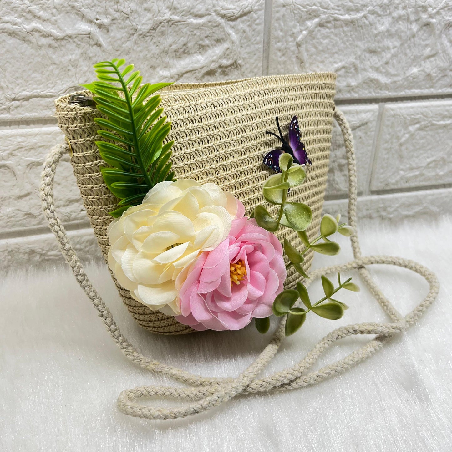 Sling Bag for Girls Stylish Cross body  flowers  Design Bag