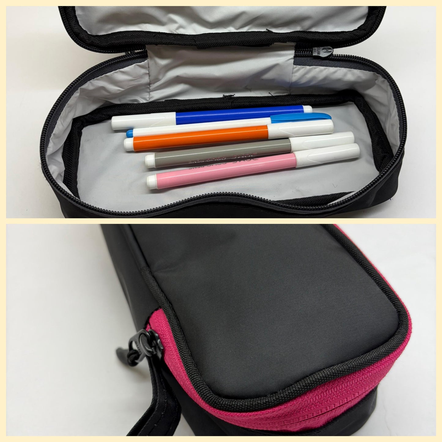 BATUTA Premium Pencil Case 3 Layer with 3 Compartment Cute Aesthetic Pencil Case for Girls Large Capacity Pencil Pouch Multifunctional Pouch for School Kids Cute Stationary