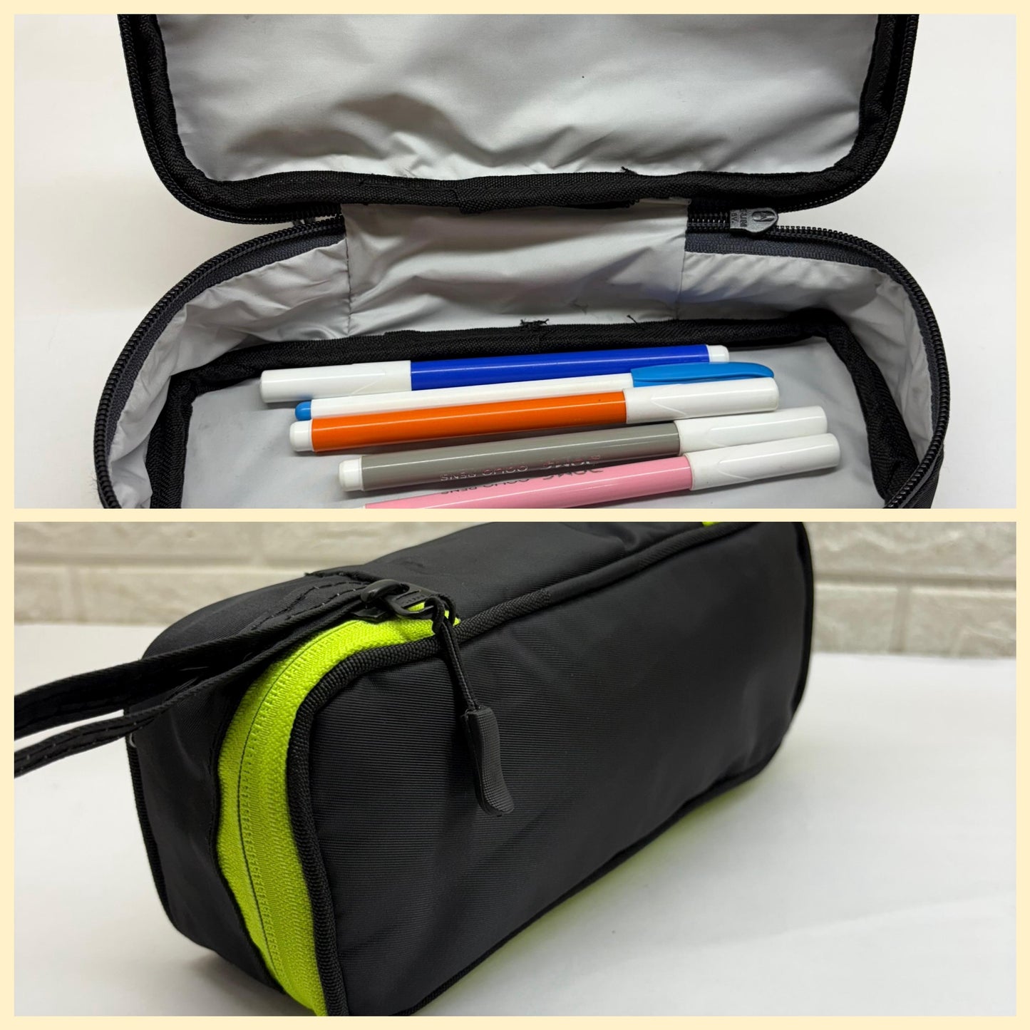 BATUTA Premium Pencil Case 3 Layer with 3 Compartment Cute Aesthetic Pencil Case for Girls Large Capacity Pencil Pouch Multifunctional Pouch for School Kids Cute Stationary
