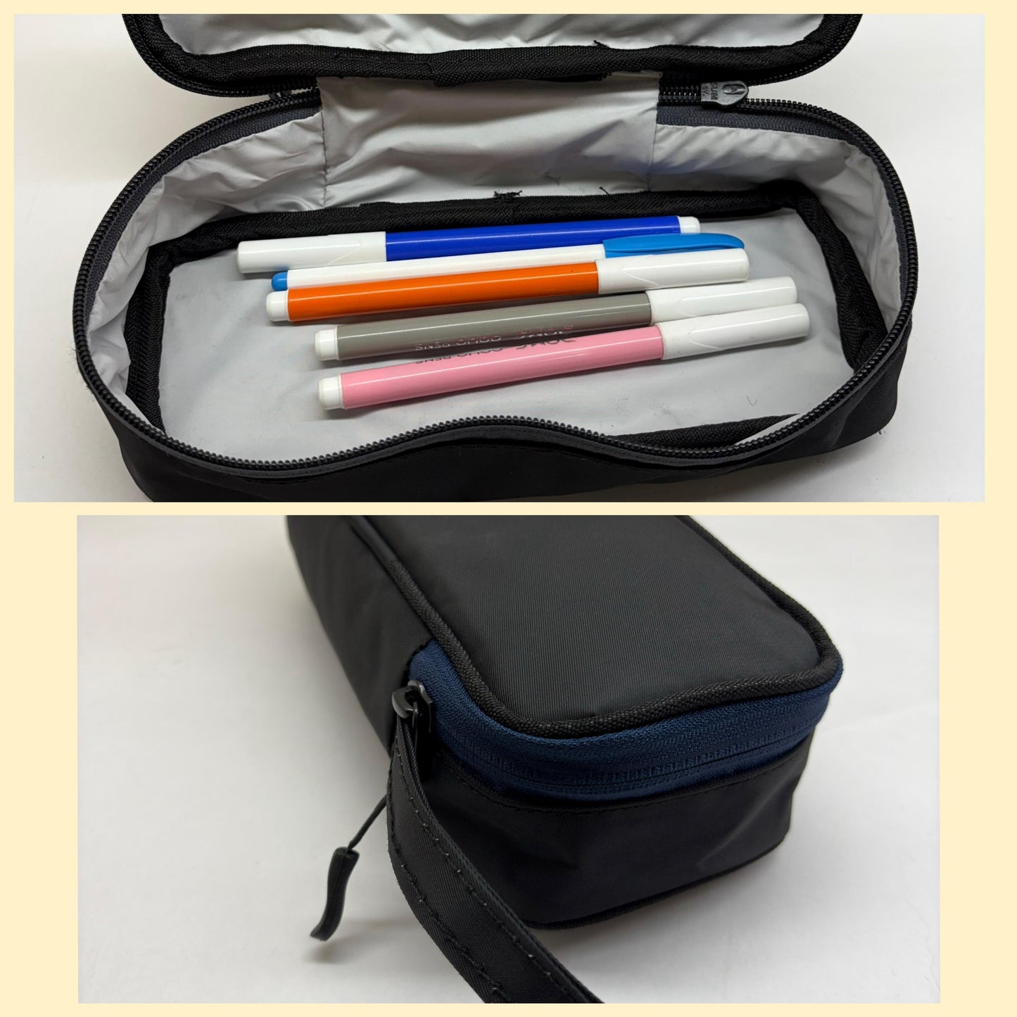 BATUTA Premium Pencil Case 3 Layer with 3 Compartment Cute Aesthetic Pencil Case for Girls Large Capacity Pencil Pouch Multifunctional Pouch for School Kids Cute Stationary