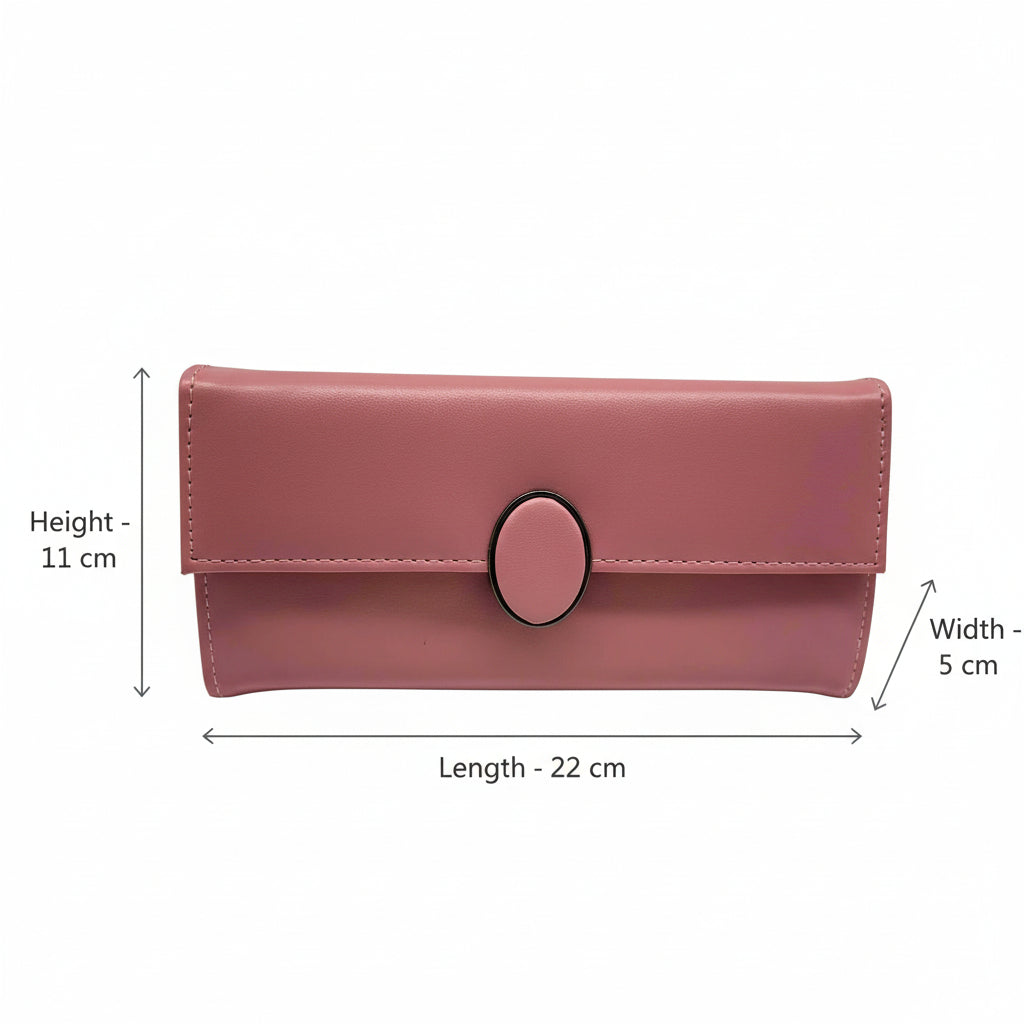 BATUTA Faux Leather Women's Wallet Hand Clutch | Phone Pocket | 4 Card Pockets