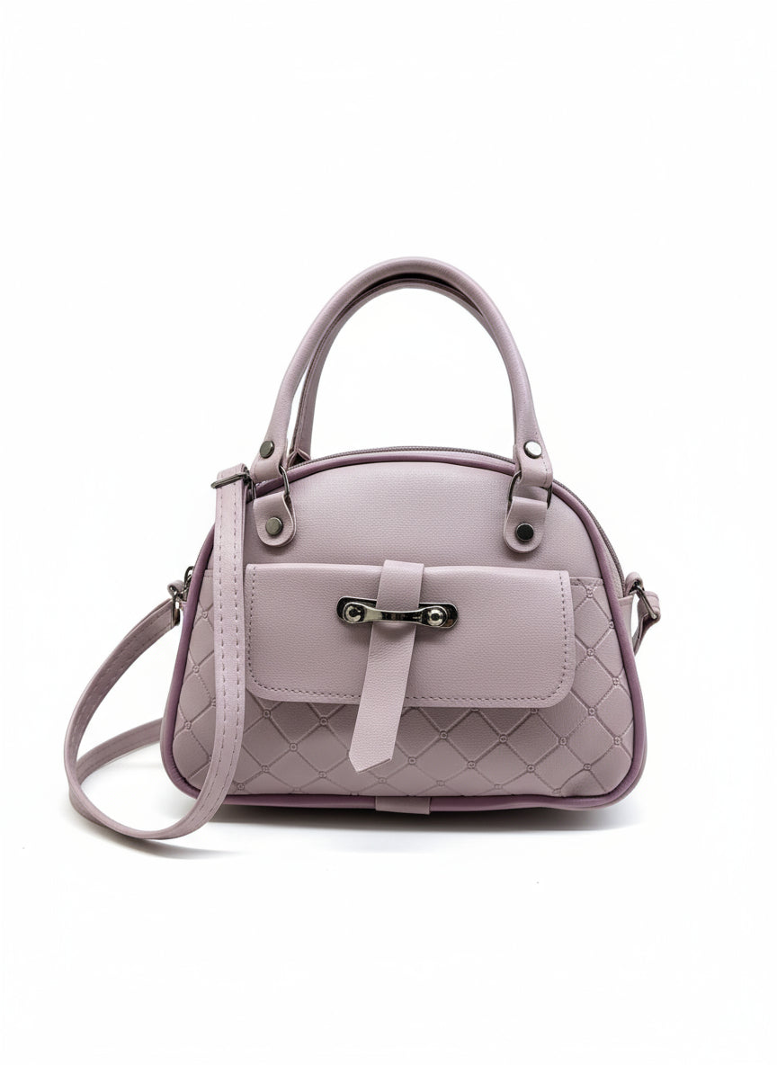 BATUTA - Women's Girls Quilted Cross Body Sling Bag with Height Adjustable Belt