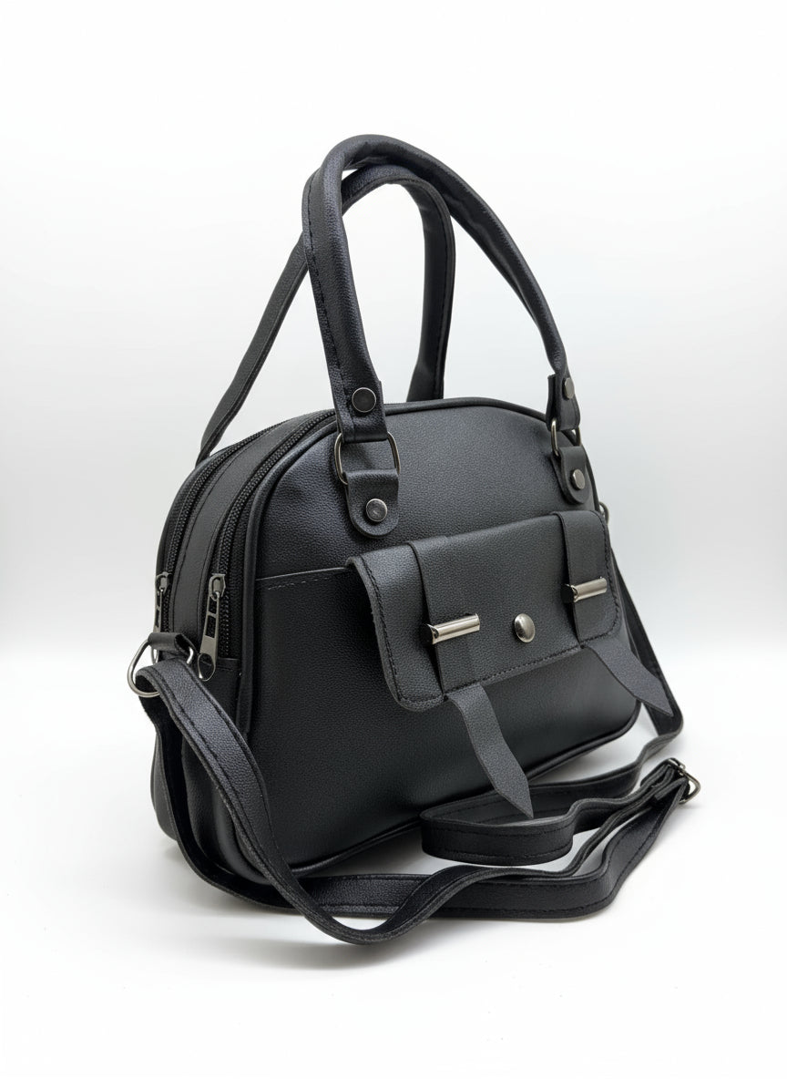 BATUTA - Women's Girls Quilted Cross Body Sling Bag with Height Adjustable Belt