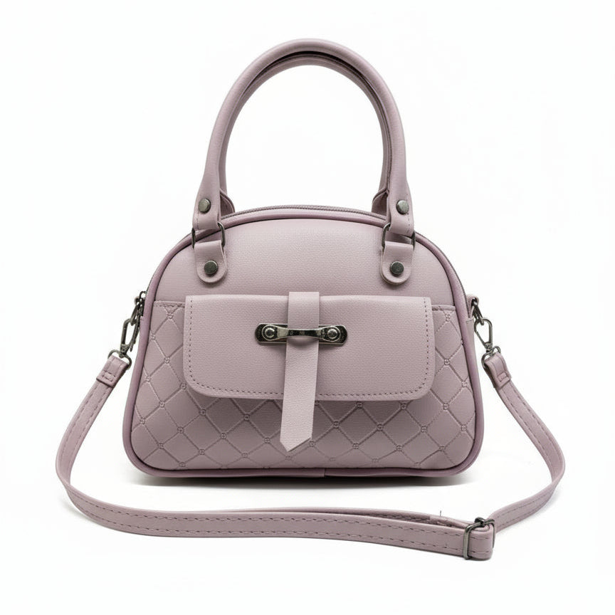 BATUTA - Women's Girls Quilted Cross Body Sling Bag with Height Adjustable Belt