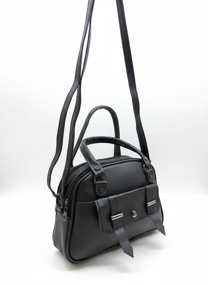 BATUTA - Women's Girls Quilted Cross Body Sling Bag with Height Adjustable Belt