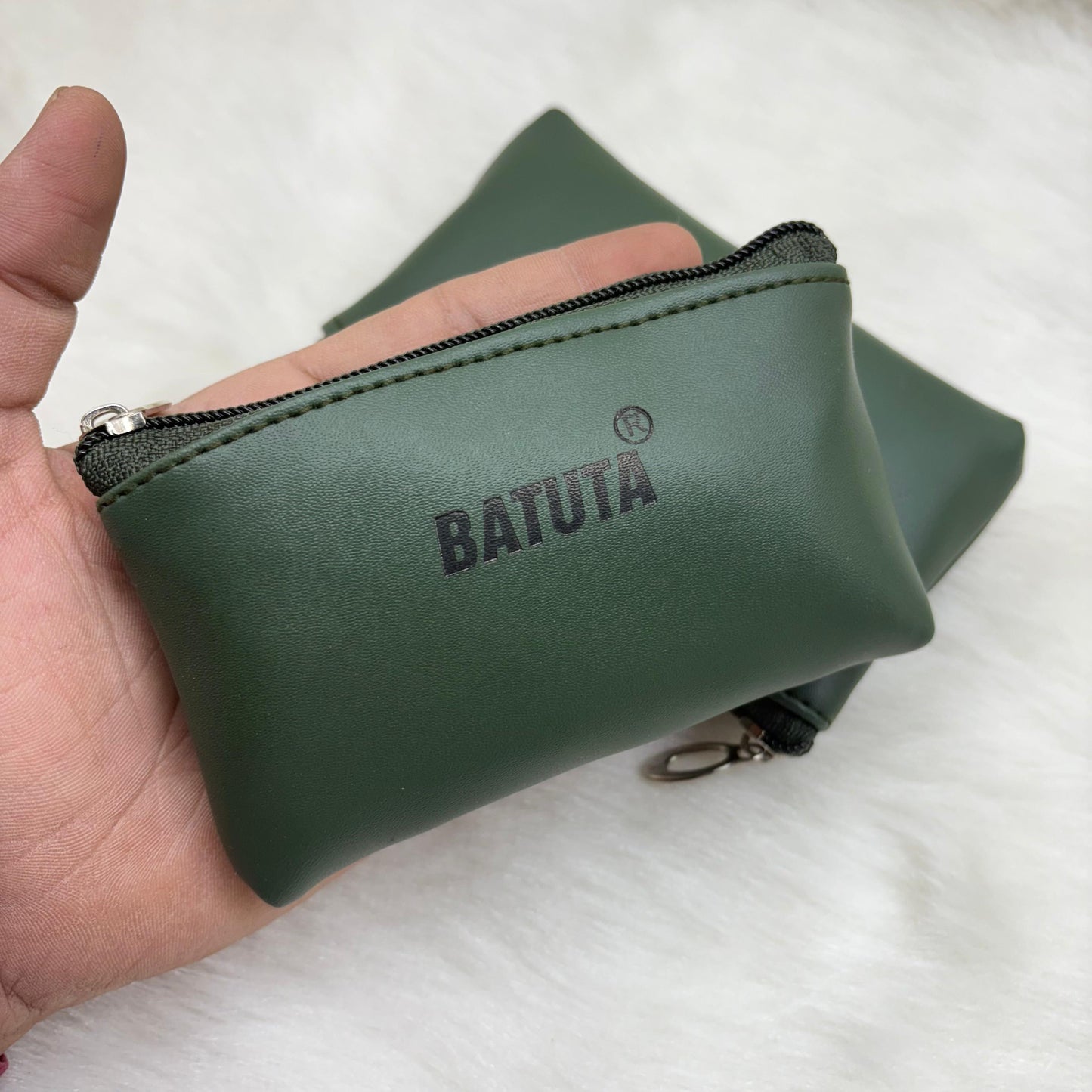 BATUTA Cute Small Mini Wallet Holder Zip Coin Purse