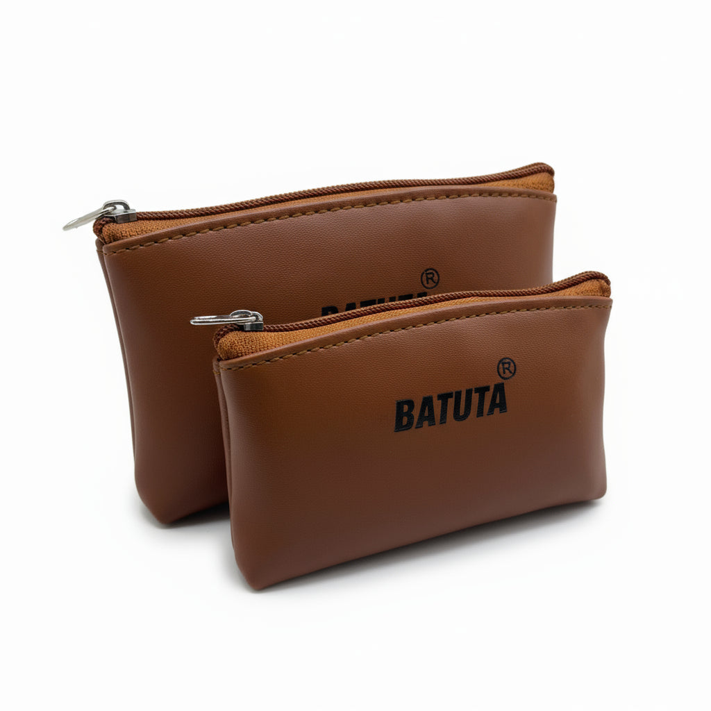 BATUTA Cute Small Mini Wallet Holder Zip Coin Purse