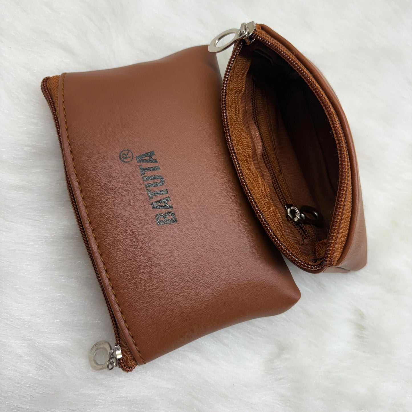 BATUTA Cute Small Mini Wallet Holder Zip Coin Purse