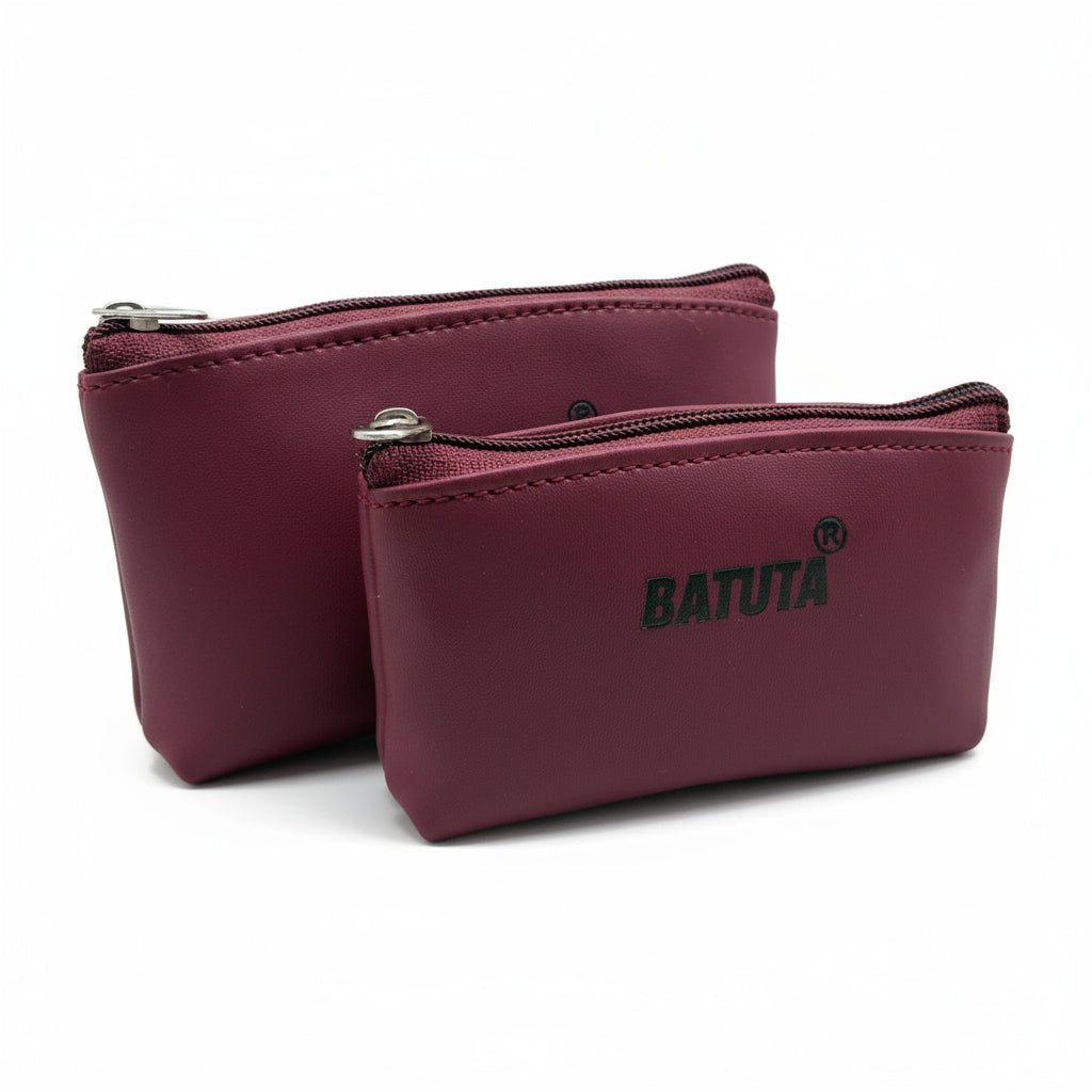 BATUTA Cute Small Mini Wallet Holder Zip Coin Purse