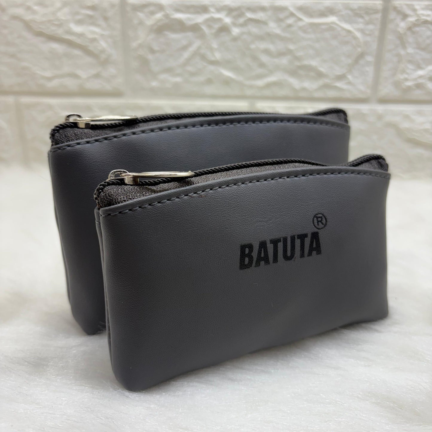 BATUTA Cute Small Mini Wallet Holder Zip Coin Purse