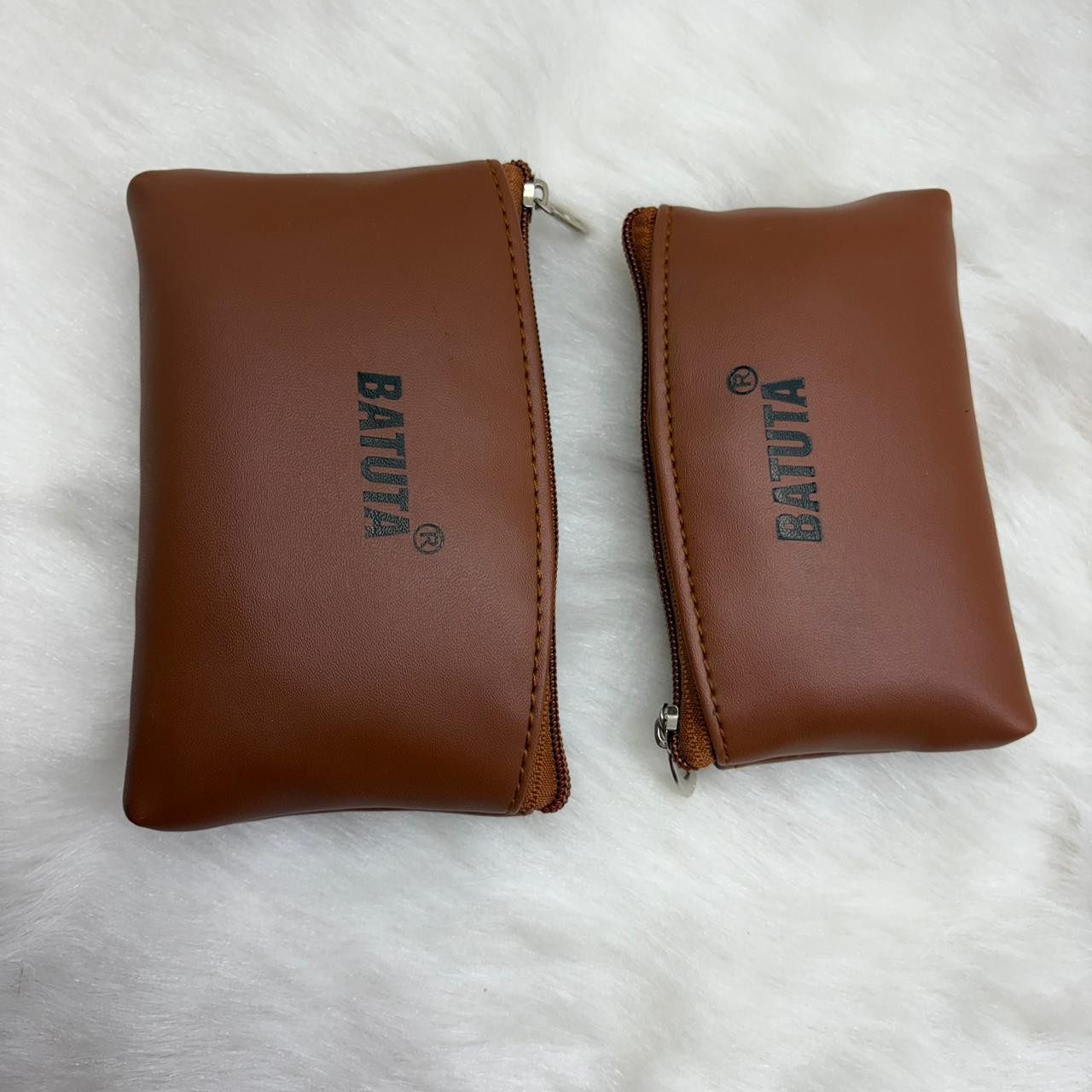 BATUTA Cute Small Mini Wallet Holder Zip Coin Purse