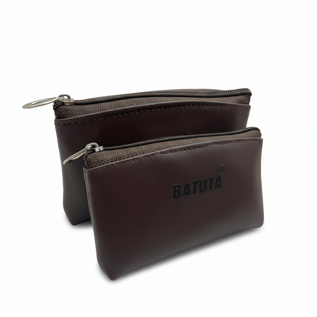 BATUTA Cute Small Mini Wallet Holder Zip Coin Purse