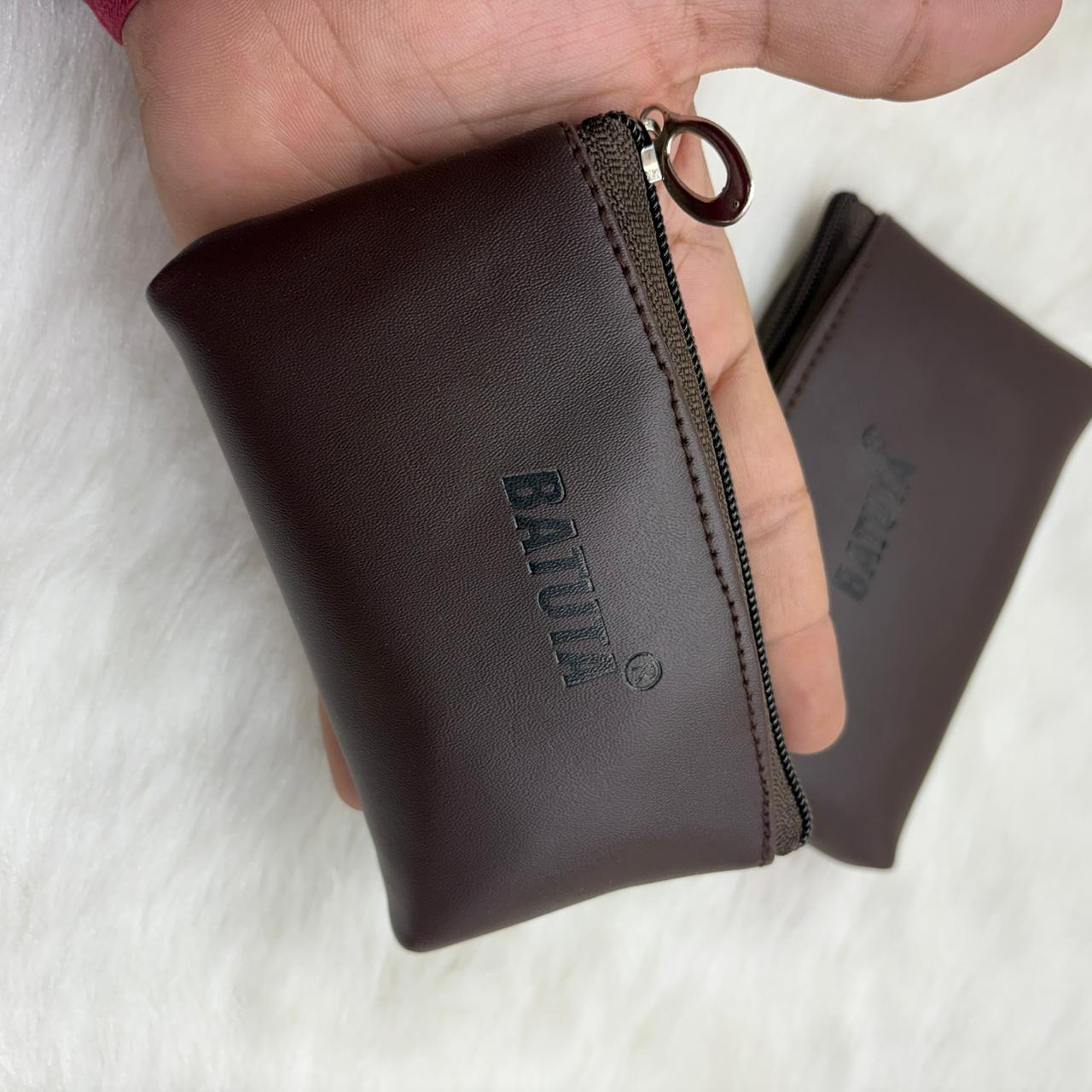 BATUTA Cute Small Mini Wallet Holder Zip Coin Purse