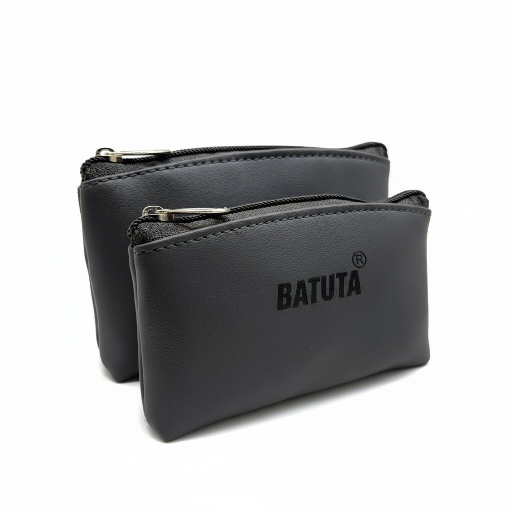 BATUTA Cute Small Mini Wallet Holder Zip Coin Purse