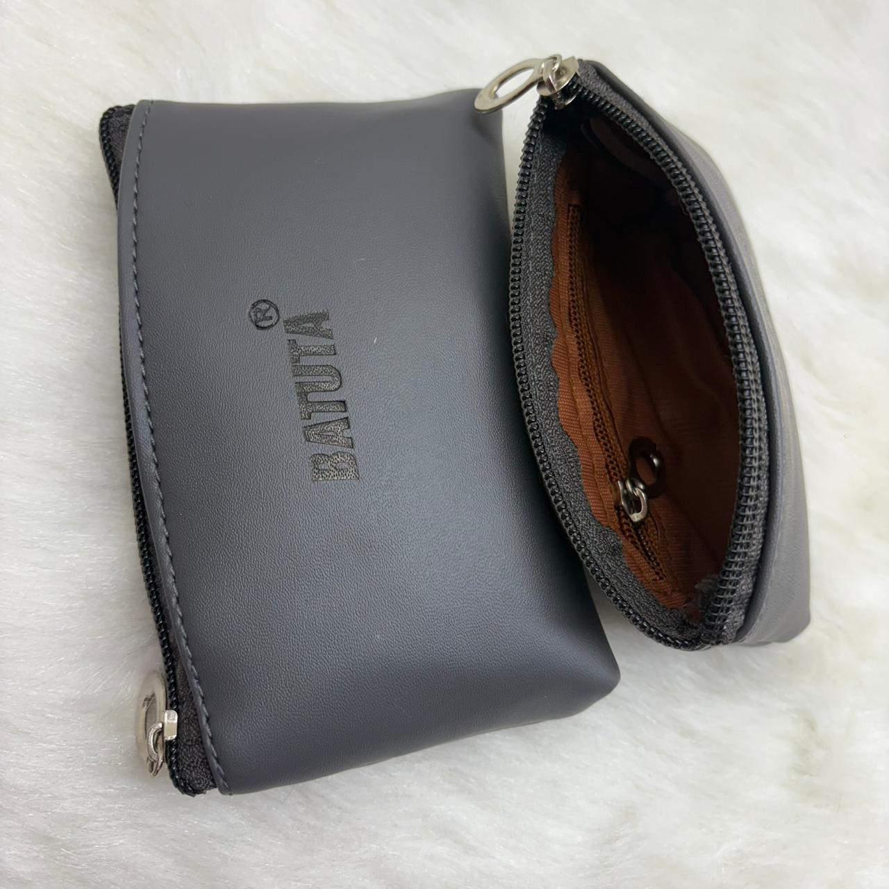 BATUTA Cute Small Mini Wallet Holder Zip Coin Purse