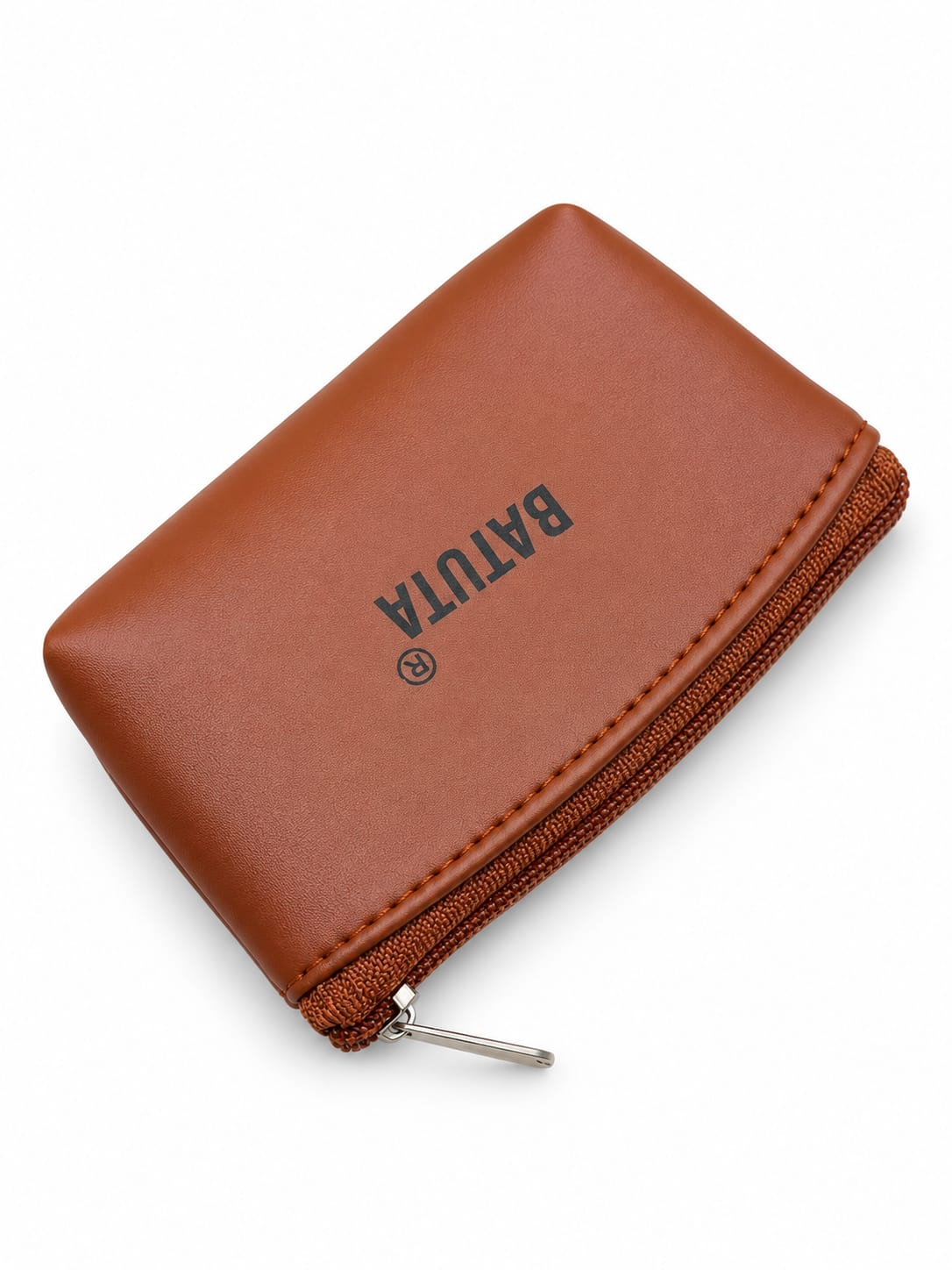 BATUTA Premium Compact Zipper Pouch for Men & Women | Mini Coin Purse, Card Holder & Small Utility Pouch | Durable Leather-Look Finish