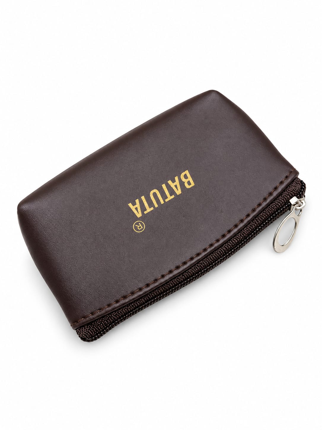 BATUTA Premium Compact Zipper Pouch for Men & Women | Mini Coin Purse, Card Holder & Small Utility Pouch | Durable Leather-Look Finish