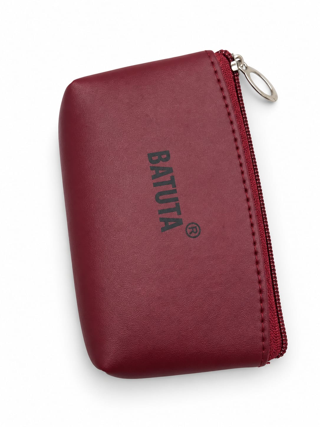 BATUTA Premium Compact Zipper Pouch for Men & Women | Mini Coin Purse, Card Holder & Small Utility Pouch | Durable Leather-Look Finish