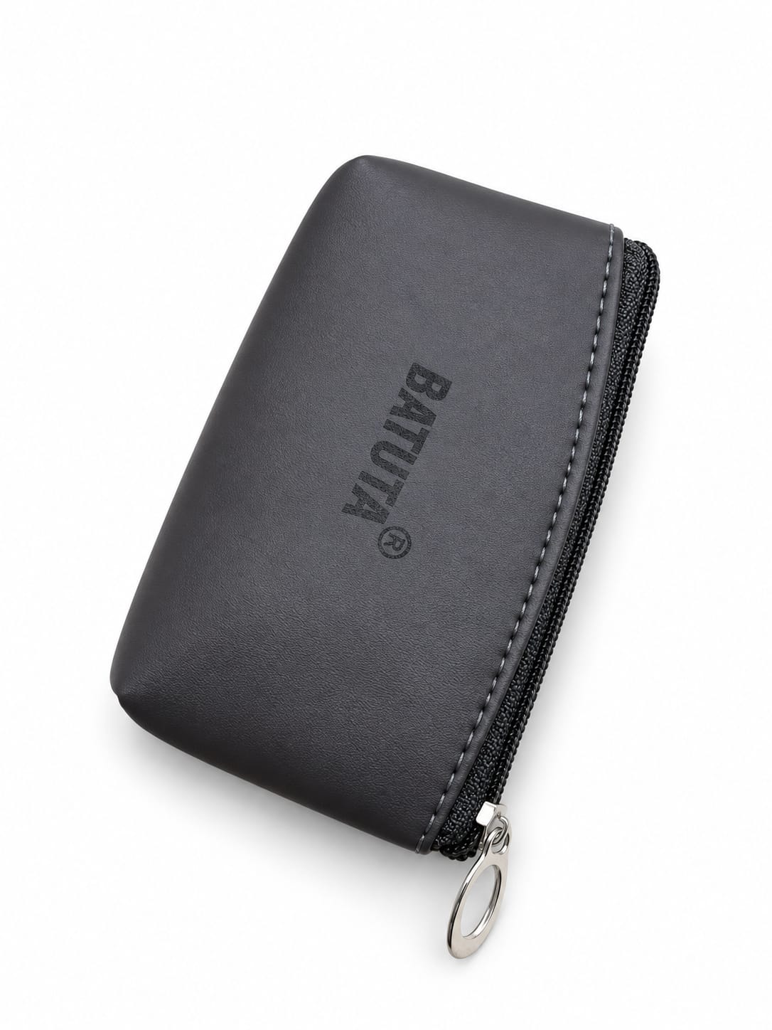 BATUTA Premium Compact Zipper Pouch for Men & Women | Mini Coin Purse, Card Holder & Small Utility Pouch | Durable Leather-Look Finish
