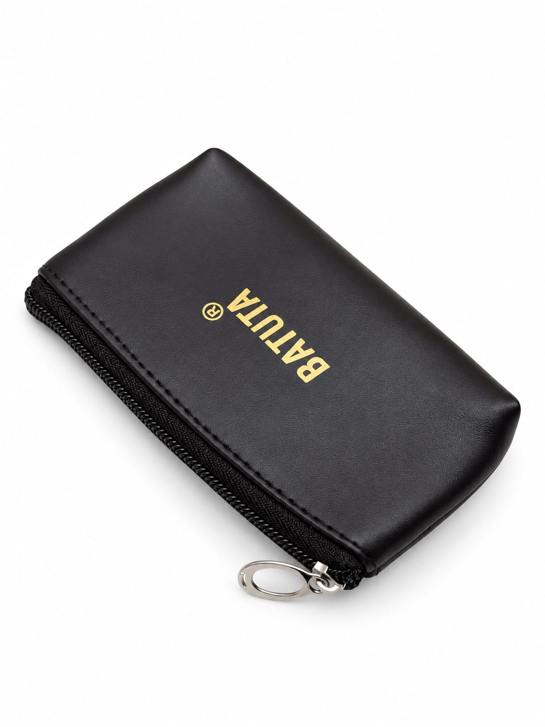 BATUTA Premium Compact Zipper Pouch for Men & Women | Mini Coin Purse, Card Holder & Small Utility Pouch | Durable Leather-Look Finish