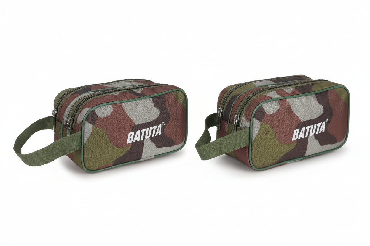 BATUTA Toiletry Bag for Men & Women – Premium Travel Organizer for Shaving Kit, Pouch Cosmetics & Essentials