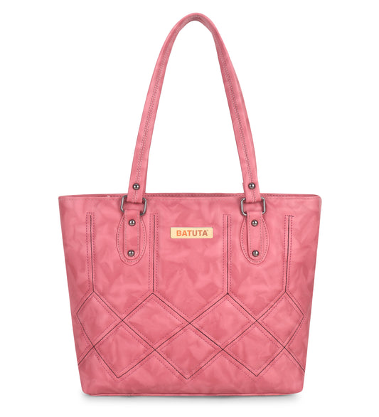 BATUTA Large Hobo Shoulder Bag, Multi-Compartment Ladies Handbag, Office and College Tote,