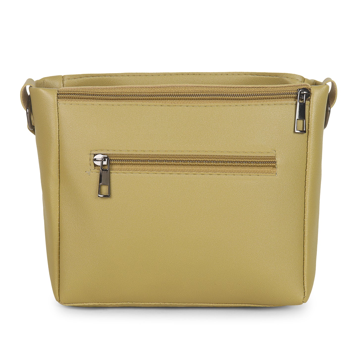 BATUTA - Women's Multi-Zipper Sling Bag, PU Leather Crossbody Purse