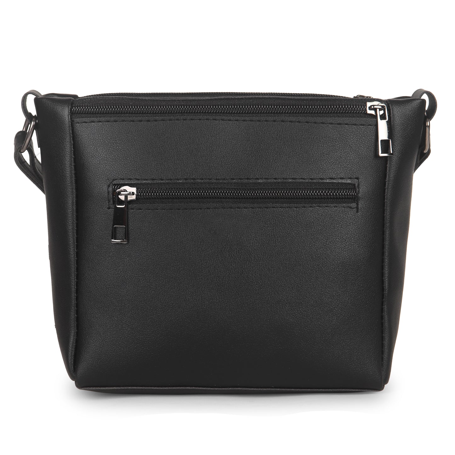 BATUTA - Women's Multi-Zipper Sling Bag, PU Leather Crossbody Purse