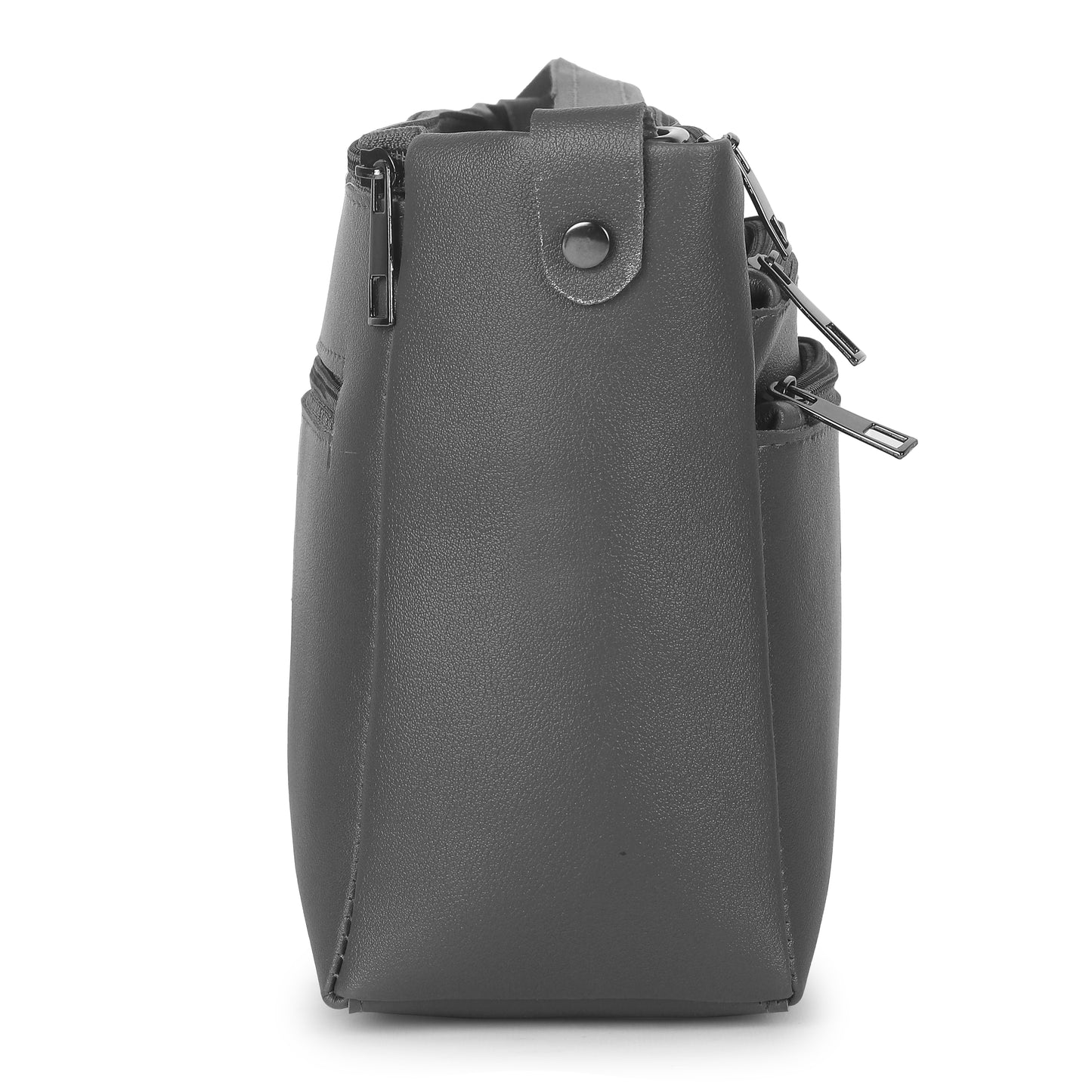 BATUTA - Women's Multi-Zipper Sling Bag, PU Leather Crossbody Purse