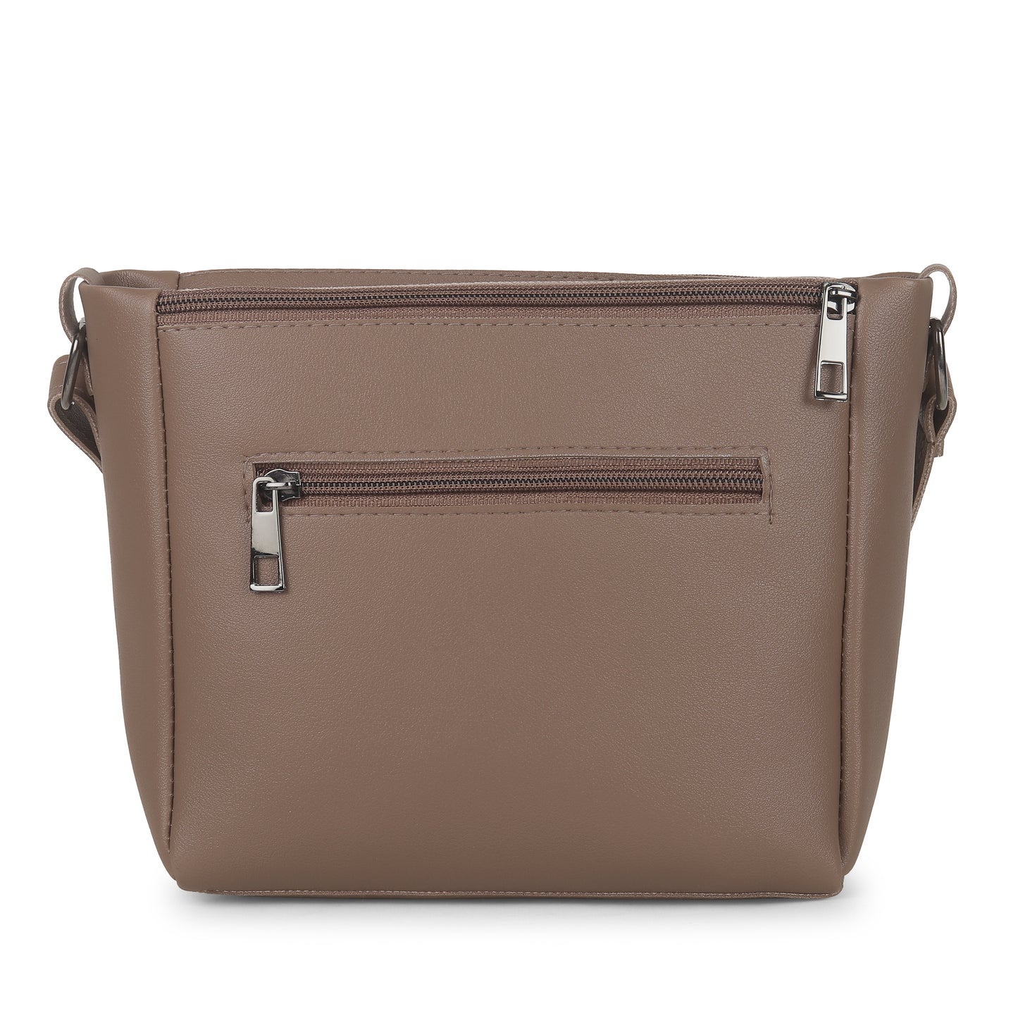 BATUTA - Women's Multi-Zipper Sling Bag, PU Leather Crossbody Purse