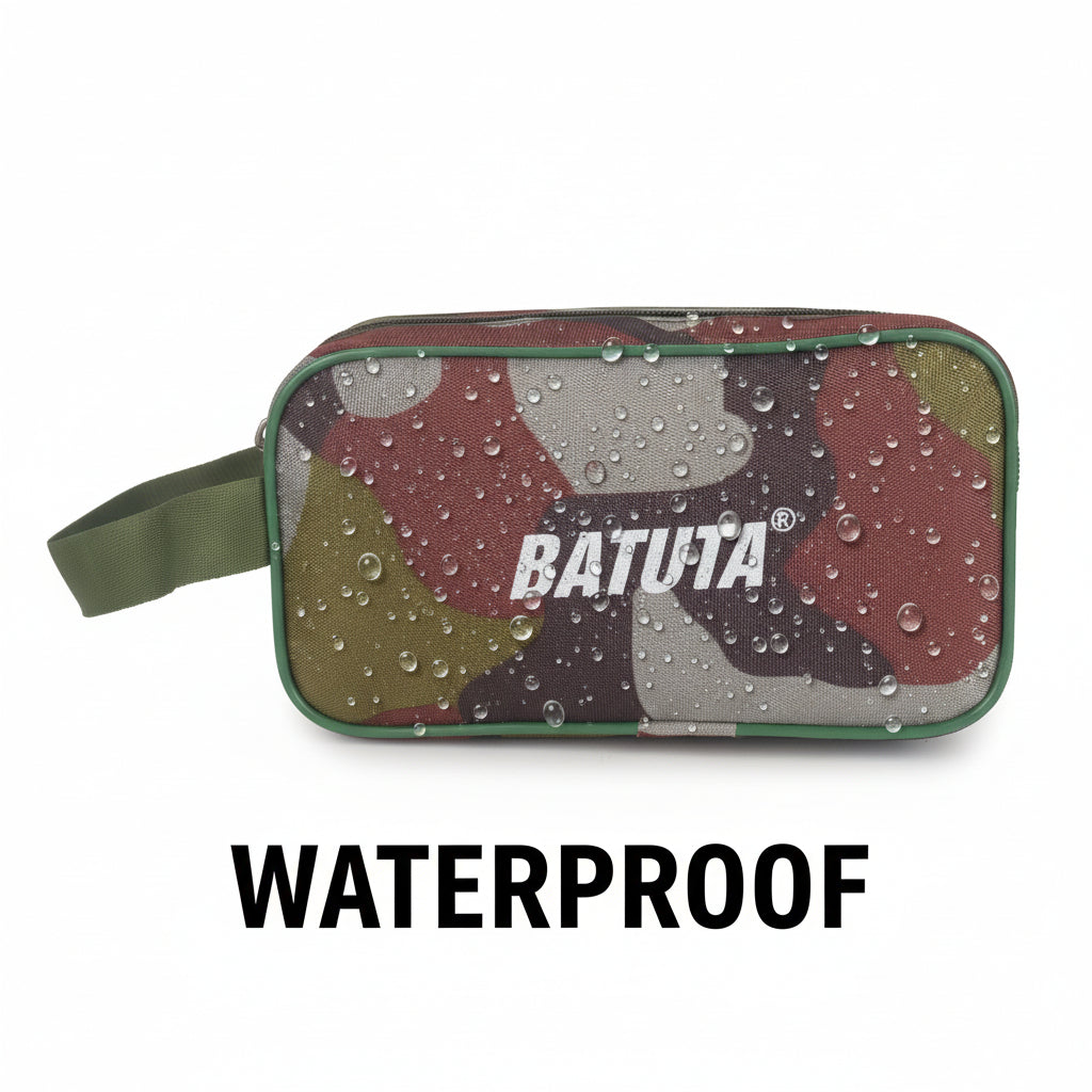 BATUTA Toiletry Bag for Men & Women – Premium Travel Organizer for Shaving Kit, Pouch Cosmetics & Essentials