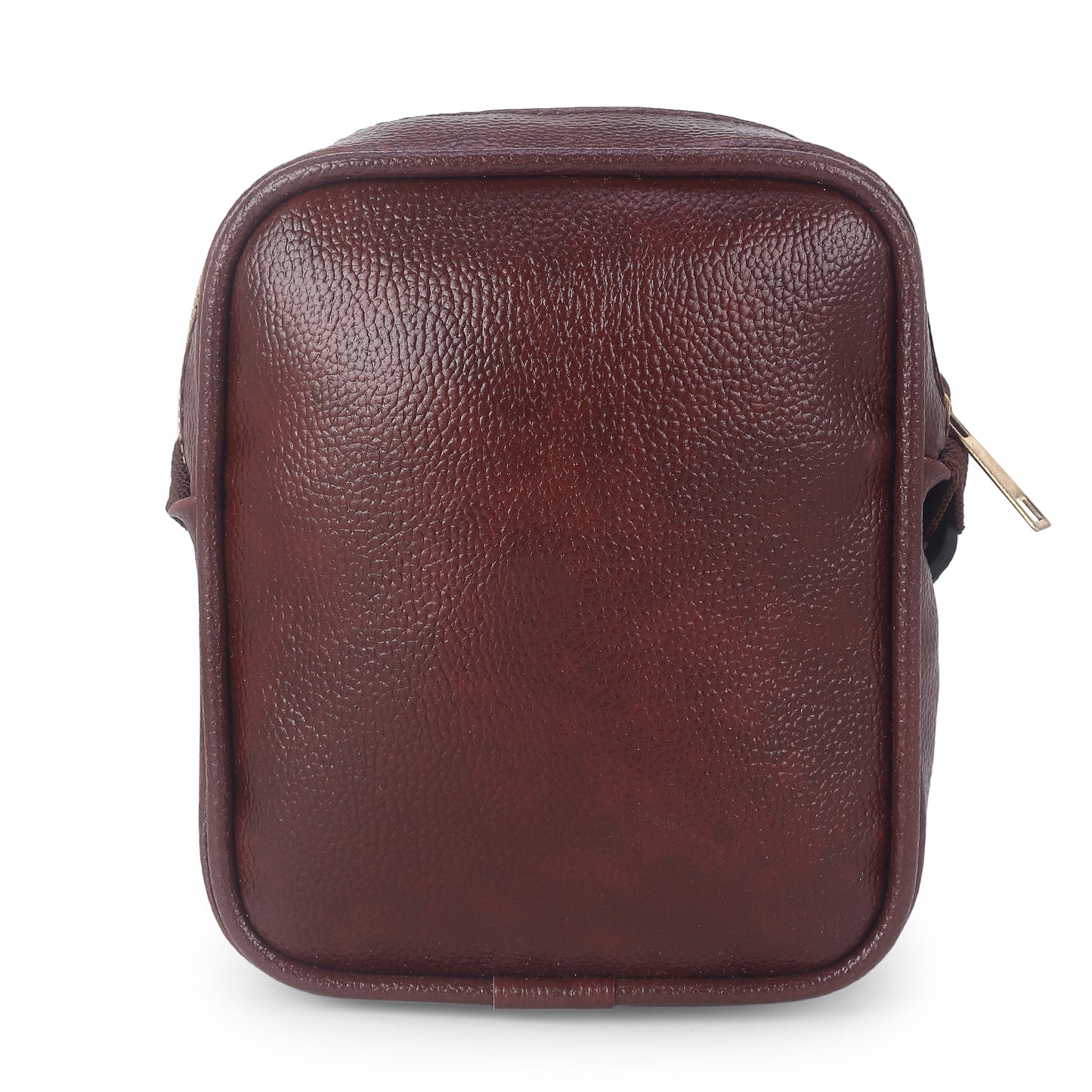 Men's and Women's Genuine Leather Sling Bag | Crossbody Shoulder Bag for Travel & Office | Vegan Leather Bag with Adjustable Strap & Spacious Design