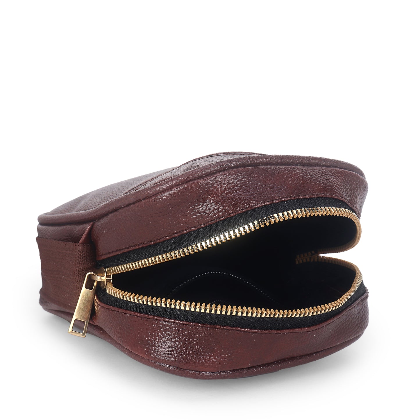 Men's and Women's Genuine Leather Sling Bag | Crossbody Shoulder Bag for Travel & Office | Vegan Leather Bag with Adjustable Strap & Spacious Design