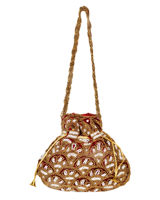 BATUTA - Potli Bag for Women & Girls | Silk Potli Bag | Potlis & Wristlets | Return Gifts for women