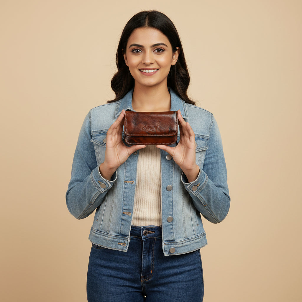 BATUTA Genuine Leather Wallet for Women, Coin Pouch | Credit Card Holder